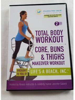 Total Body Workout; Core Buns & Thighs DVD 2016 2-Disc Set